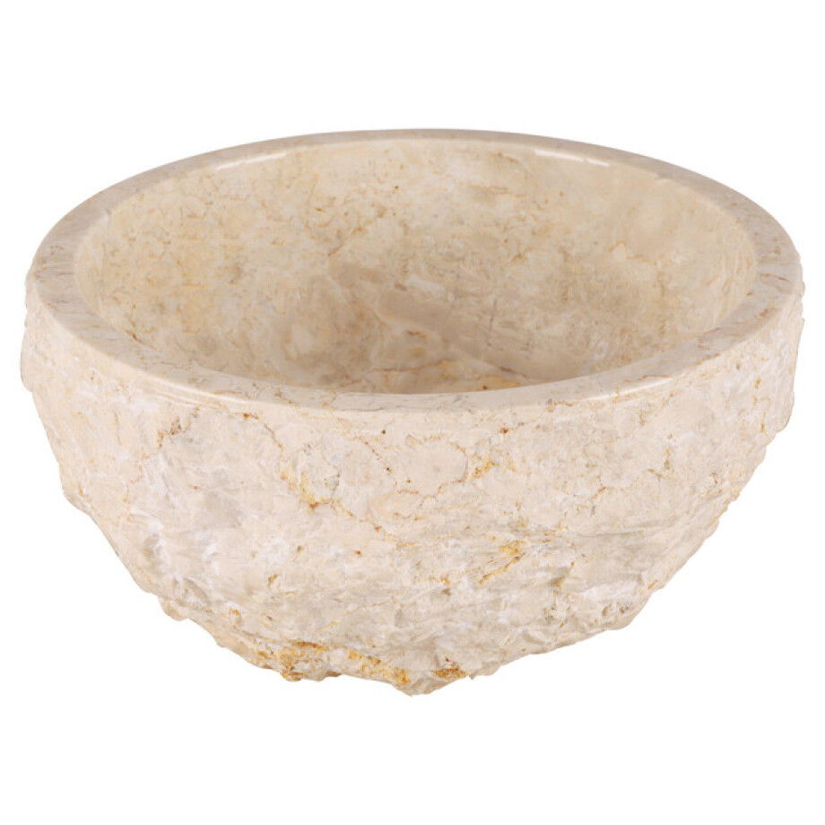 Differnz ASTI Waskom - 38cm - gepolijst natuursteen - beige 36.102.44 afbeelding 1