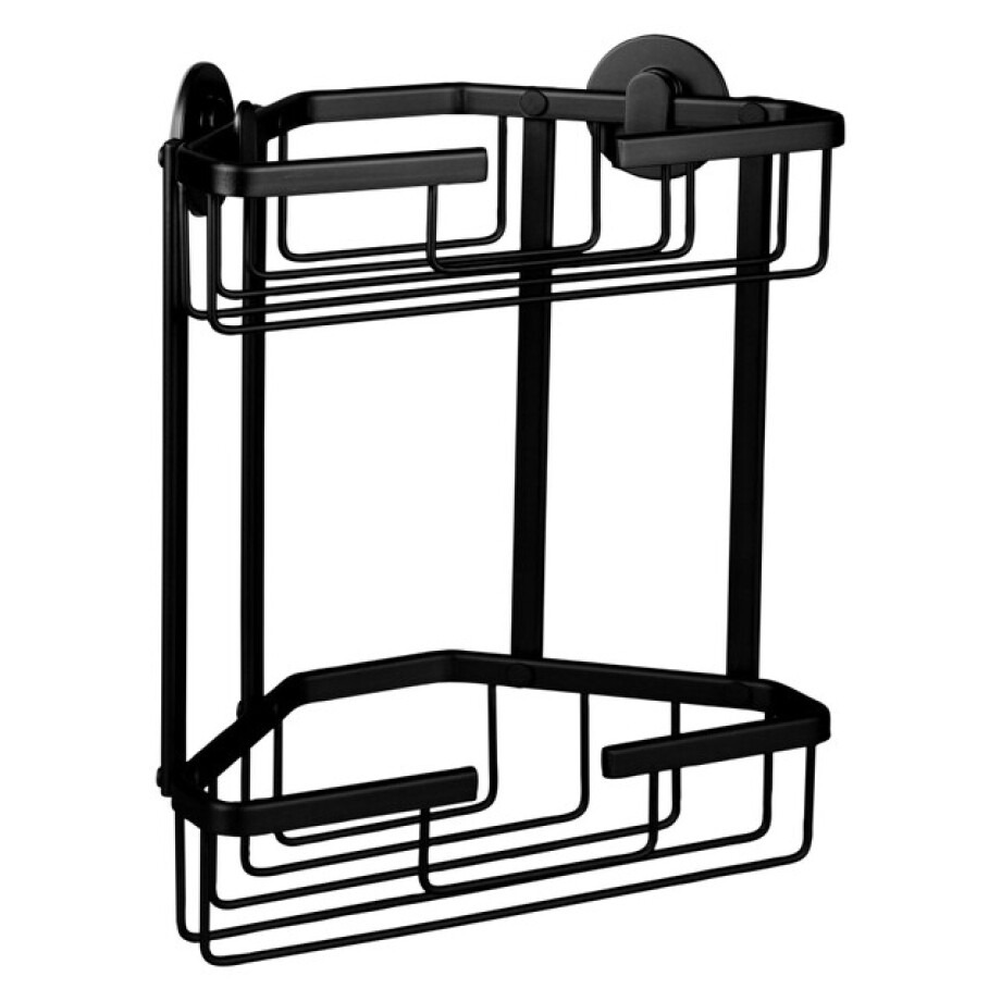 Differnz Draadmand aluminium rechthoek 25x13.1x30cm 2 laags zwart 34.100.16 afbeelding 1