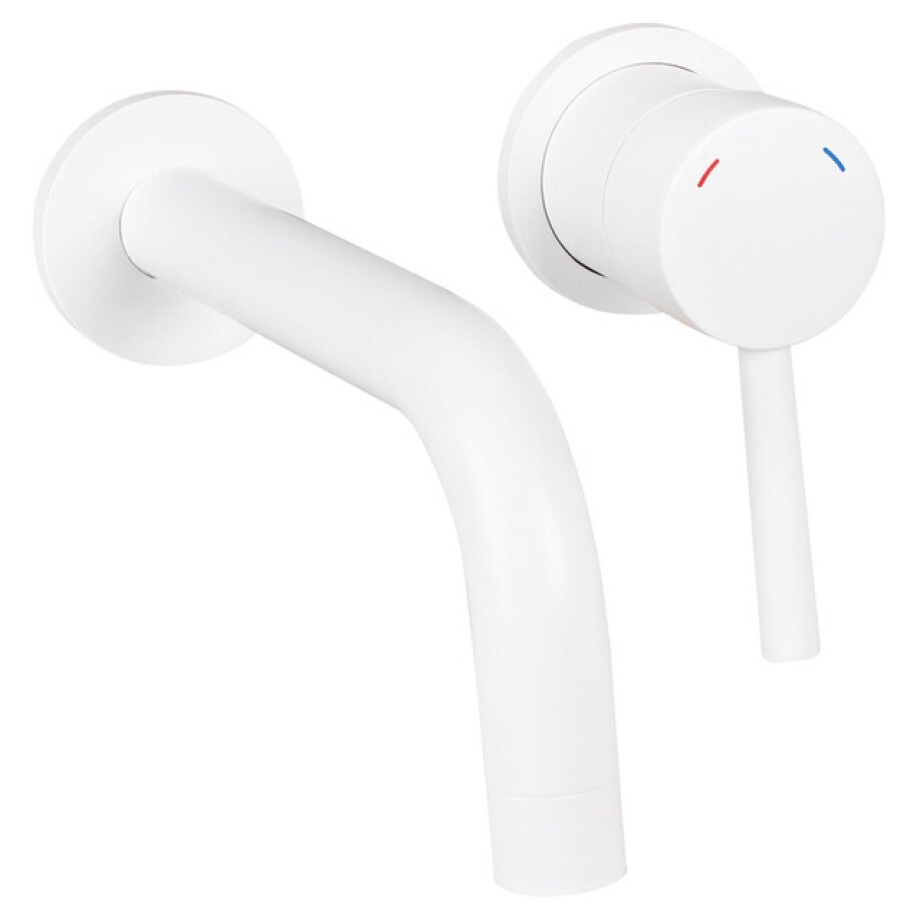 Differnz Kraan Inbouw koud/warm rechts mat wit 30.416.16 Differnz Kraan Inbouw koud/warm rechts mat wit 30.416.16 afbeelding 1