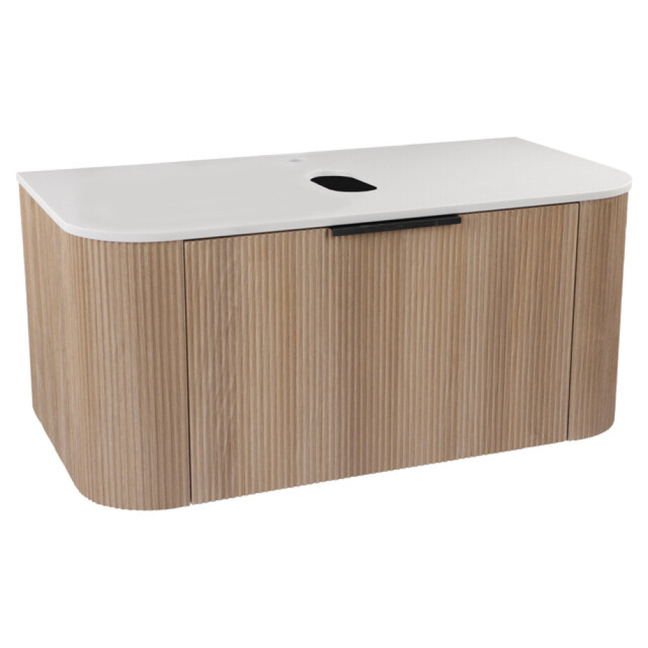 Differnz Olle Badkamermeubelset - 90x46cm - 1 lade - eiken 36.012.45 afbeelding 1