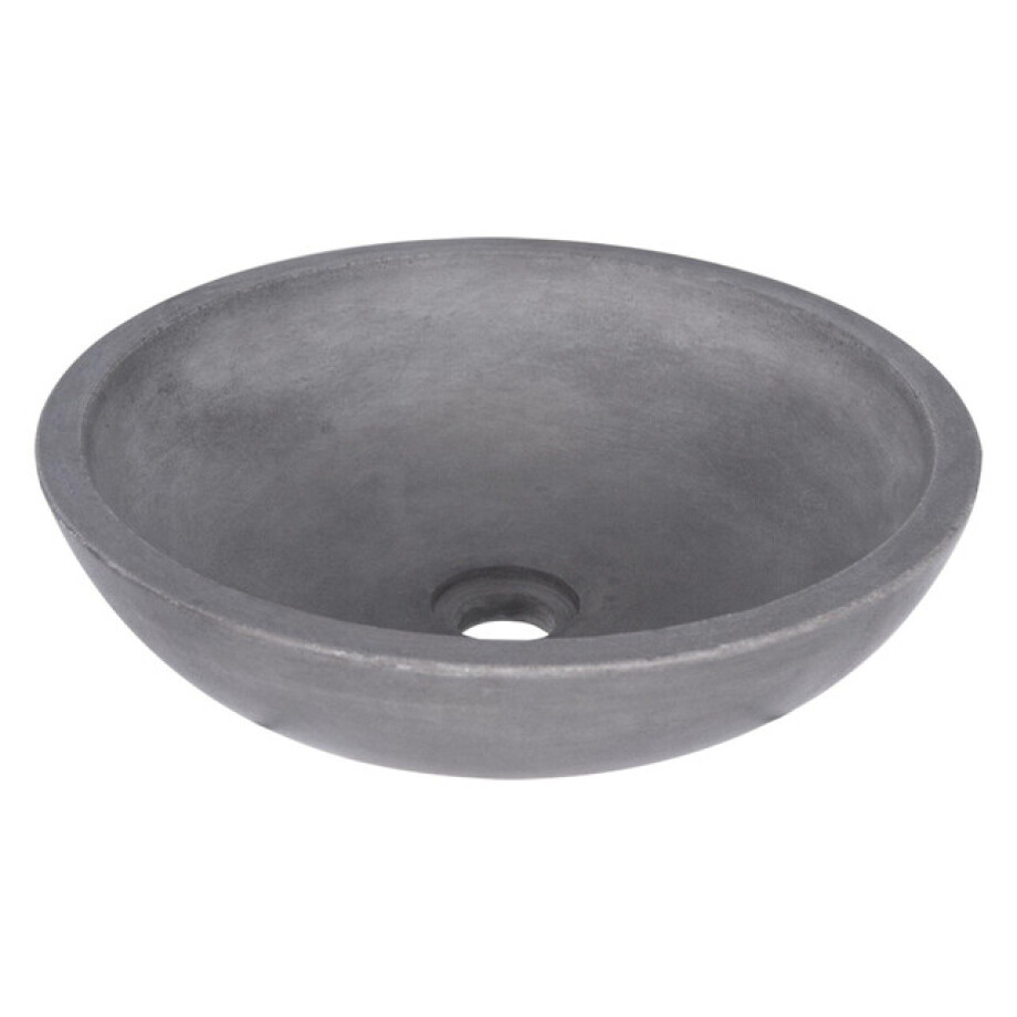Differnz Ravano Waskom Rond 40x12cm Beton grijs 38.251.02 afbeelding 1