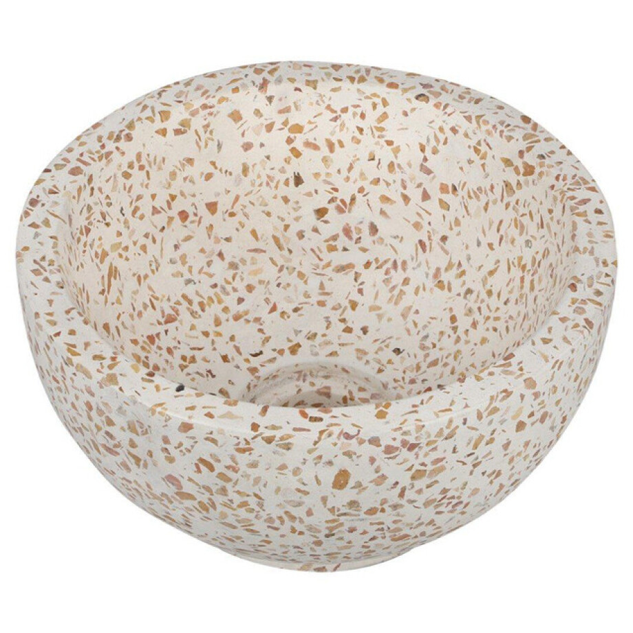 Differnz River waskom - 23x23x12cm - terrazzo beige 36.102.28 afbeelding 1