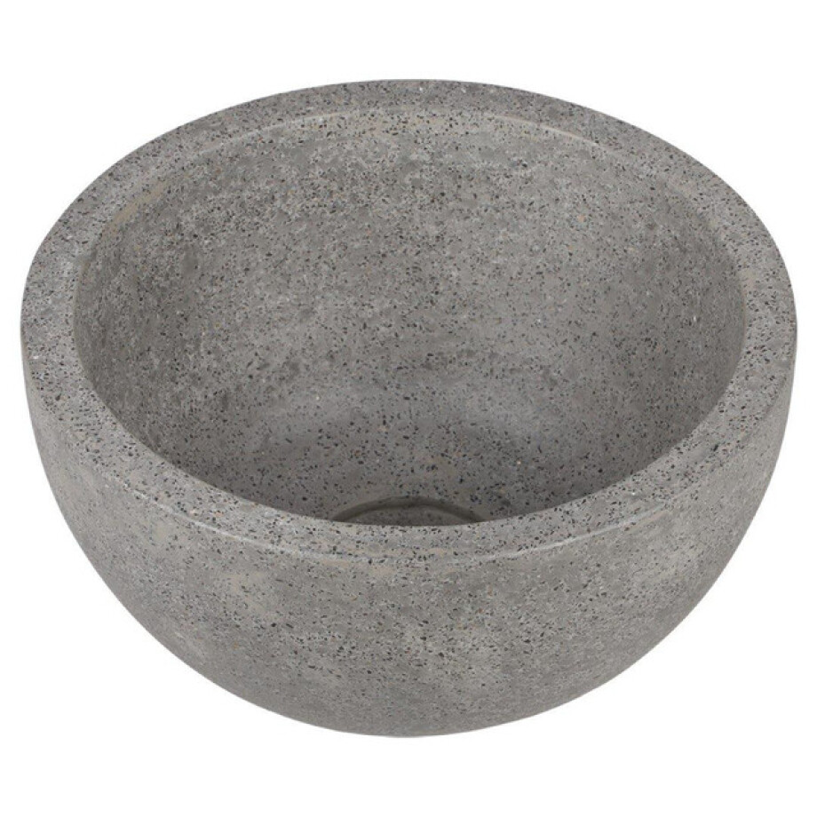 Differnz River waskom - 23x23x12cm - terrazzo grijs/fijn 36.102.26 afbeelding 1