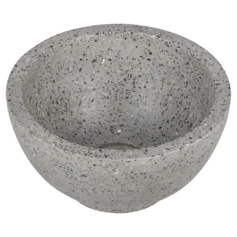Differnz River waskom - 23x23x12cm - terrazzo grijs/grof 36.102.25 afbeelding 1