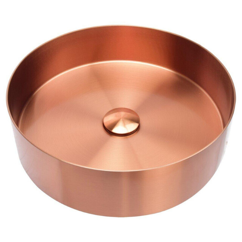 Differnz waskom 40x40x11cm RVS koper 38.010.73 afbeelding 1