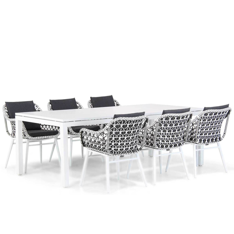 Lifestyle Dolphin/Concept 220 cm dining tuinset 7-delig afbeelding 1