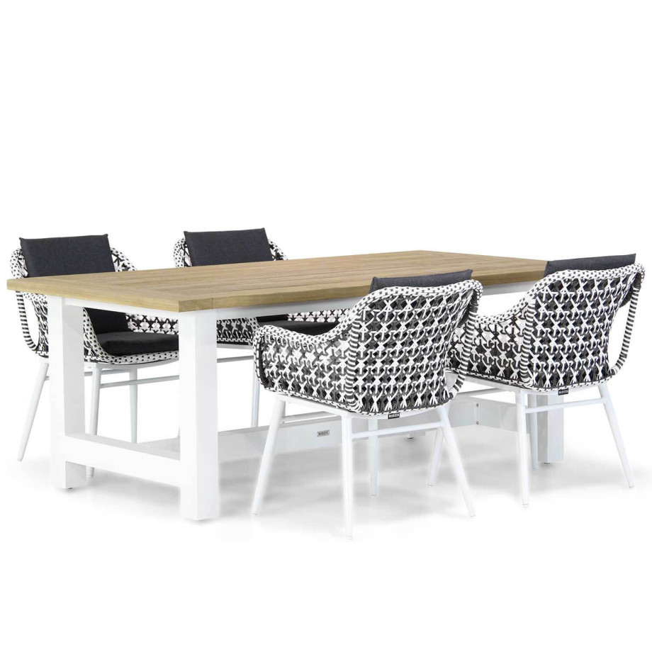 Lifestyle Dolphin/Los Angeles 200 cm dining tuinset 5-delig afbeelding 1