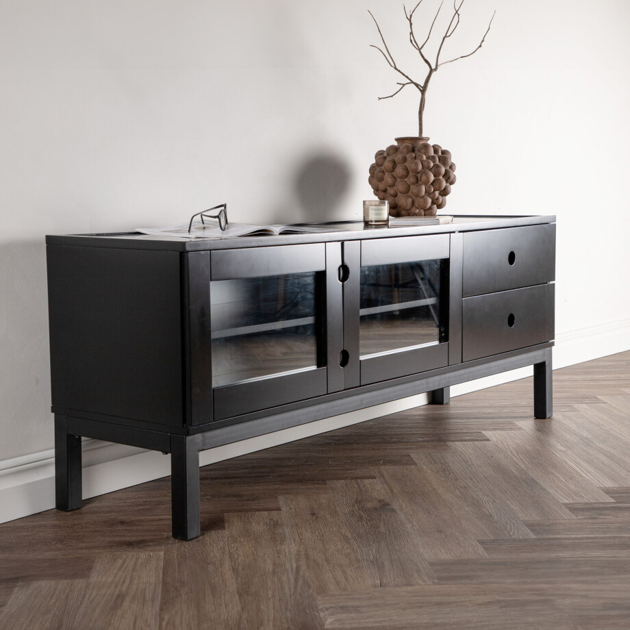 Nohr TV-meubel 'Dorthy' MDF en staal, 150cm afbeelding 1