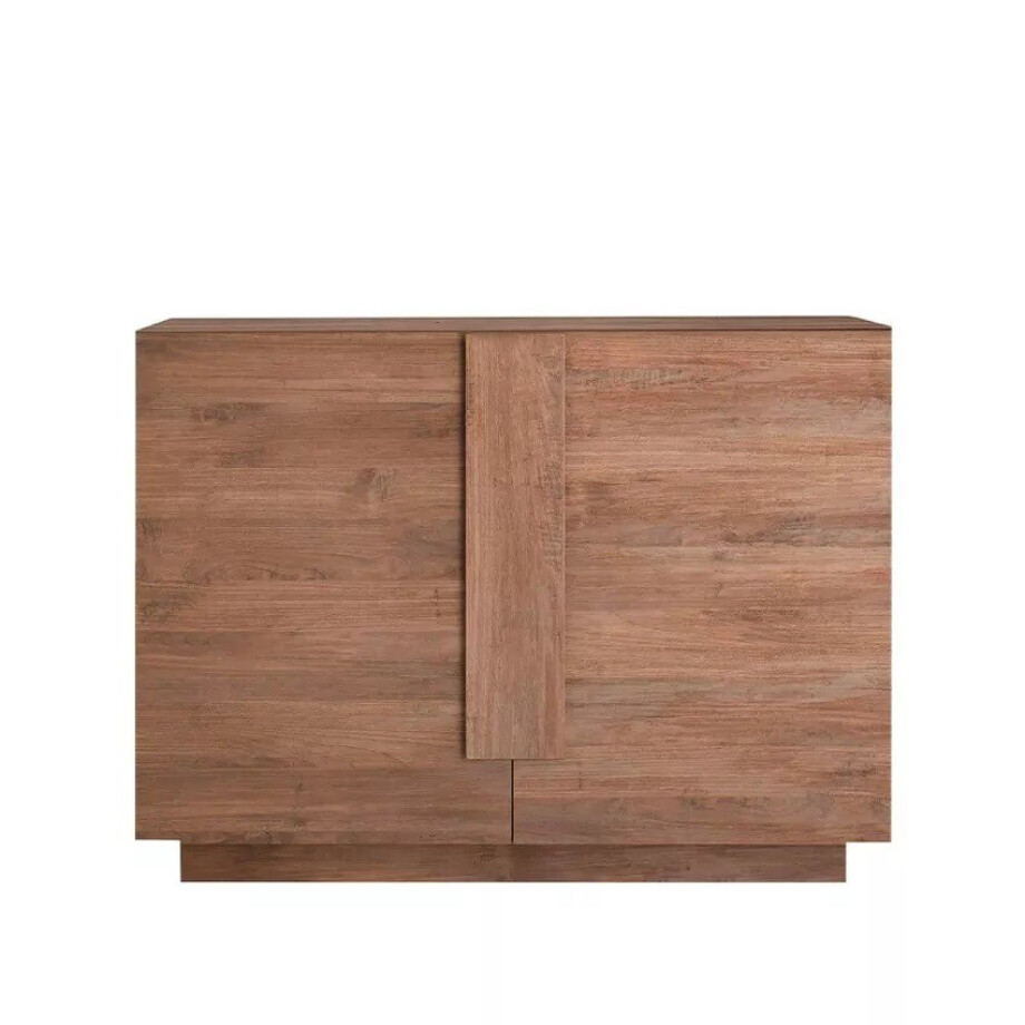 Dressoir Jupiter 121 cm breed 2 deurs mercure eiken afbeelding 1