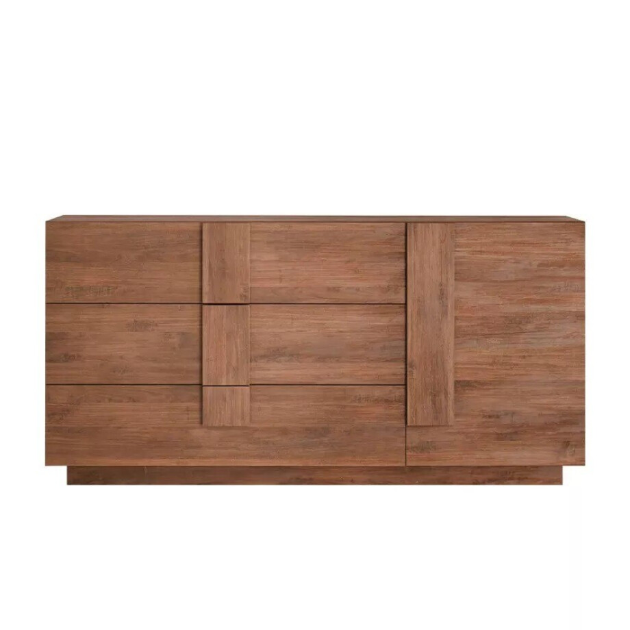 Dressoir Jupiter 181 cm breed 1 deur 3 lade mercure eiken Dressoir Jupiter 181 cm breed 1 deur 3 lade mercure eiken afbeelding 1
