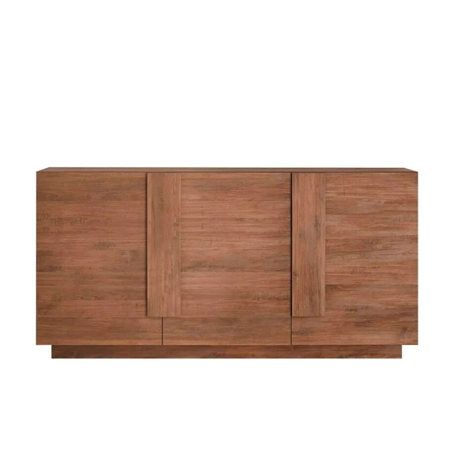 Dressoir Jupiter 181 cm breed 3 deurs mercure eiken afbeelding 1