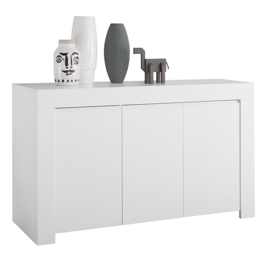 Dressoir Firenze 138 cm breed in mat wit afbeelding 1