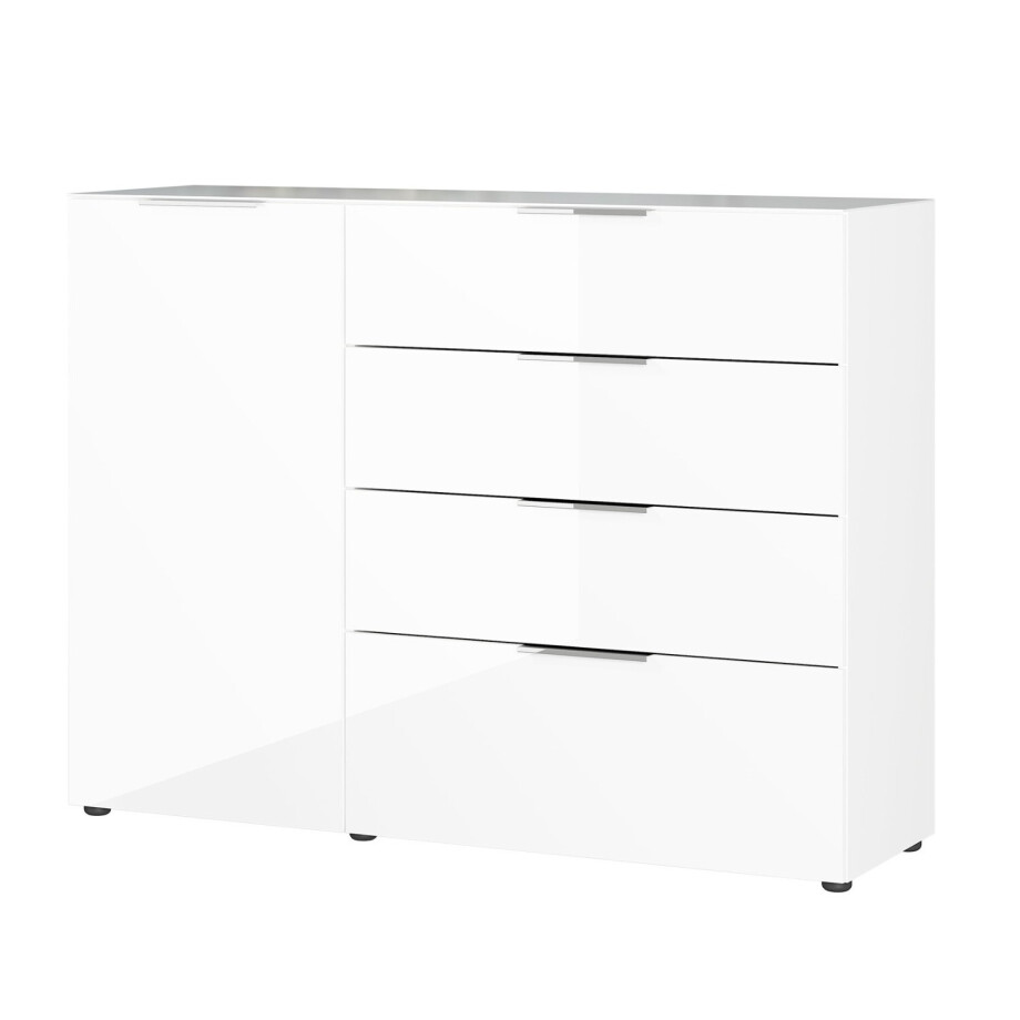 Dressoir Oakland 134 cm breed in wit afbeelding 1