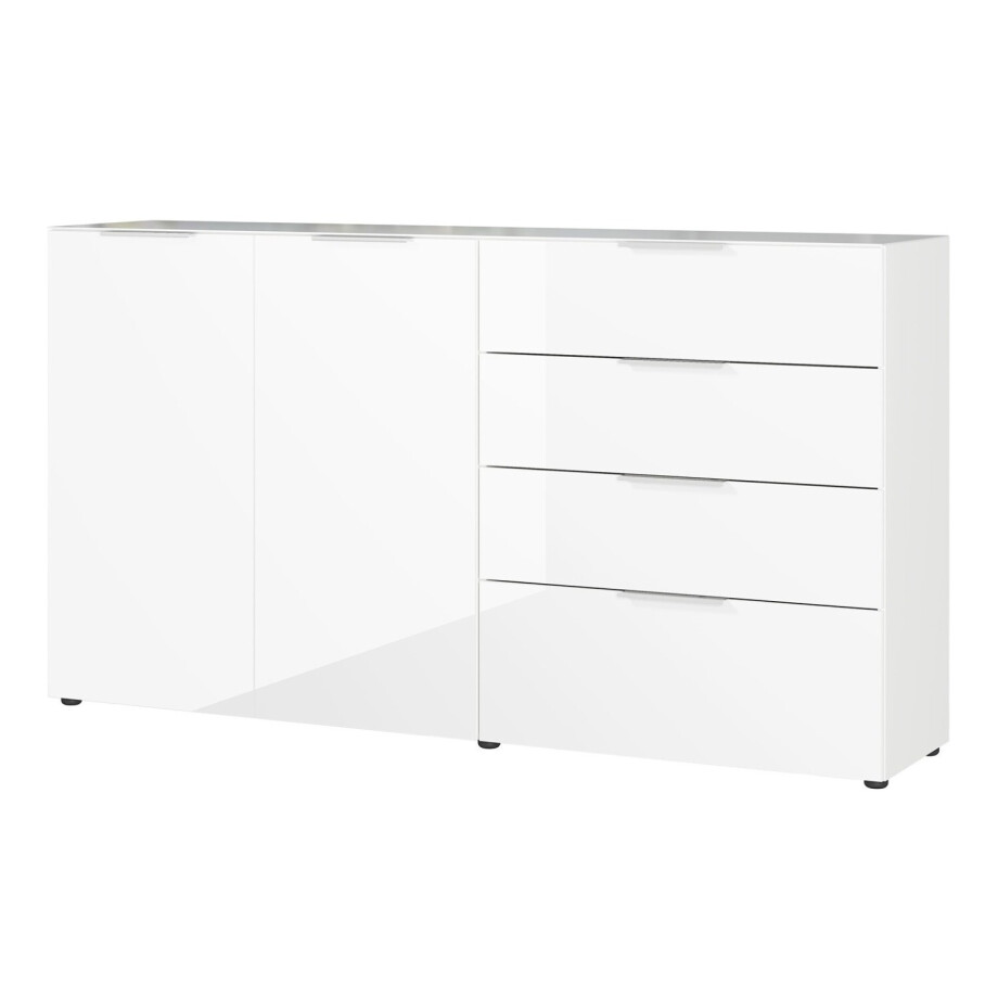 Dressoir Oakland 184 cm breed in wit afbeelding 1