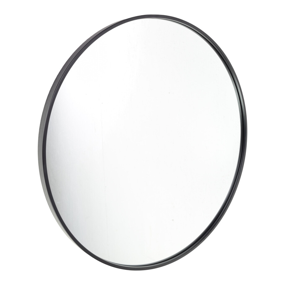 Urban Interiors Ronde Spiegel 'Boston' Ø75cm, kleur Zwart Urban Interiors Ronde Spiegel 'Boston' Ø75cm, kleur Zwart afbeelding 1