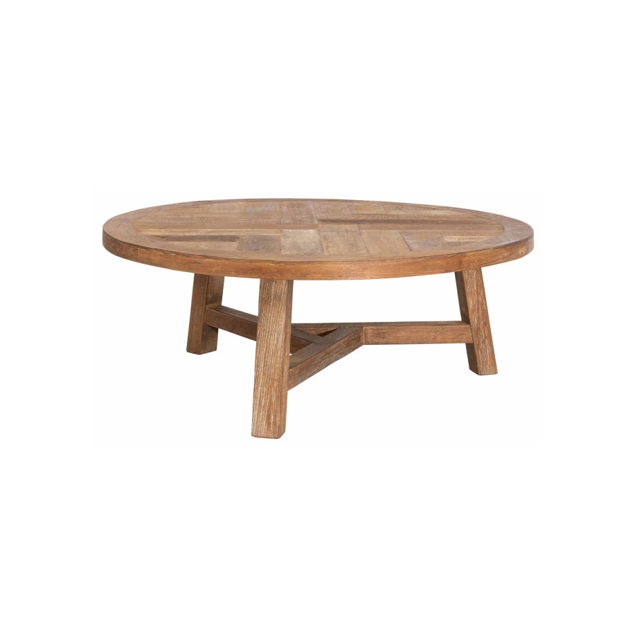 DTP Home Ronde Salontafel 'Monastery' Teakhout, 90cm afbeelding 1