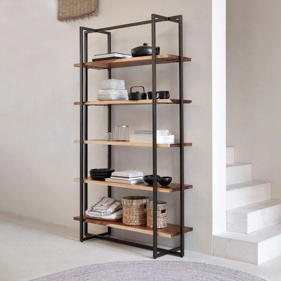 DTP Home Wandrek 'Flare' Suarhout, 130 x 220cm DTP Home Wandrek 'Flare' Suarhout, 130 x 220cm afbeelding 1