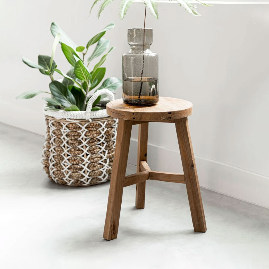 MUST Living Krukje 'Easy' Teakhout, 30cm afbeelding 