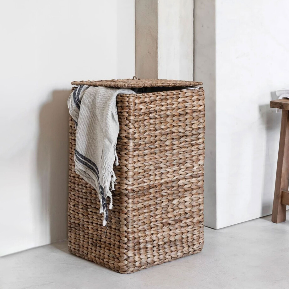 MUST Living Wasmand 'Palawan' Waterhyacint, kleur Naturel MUST Living Wasmand 'Palawan' Waterhyacint, kleur Naturel afbeelding 1