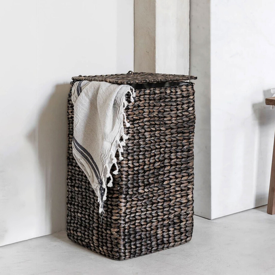 MUST Living Wasmand 'Palawan' Waterhyacint, kleur Zwart afbeelding 1
