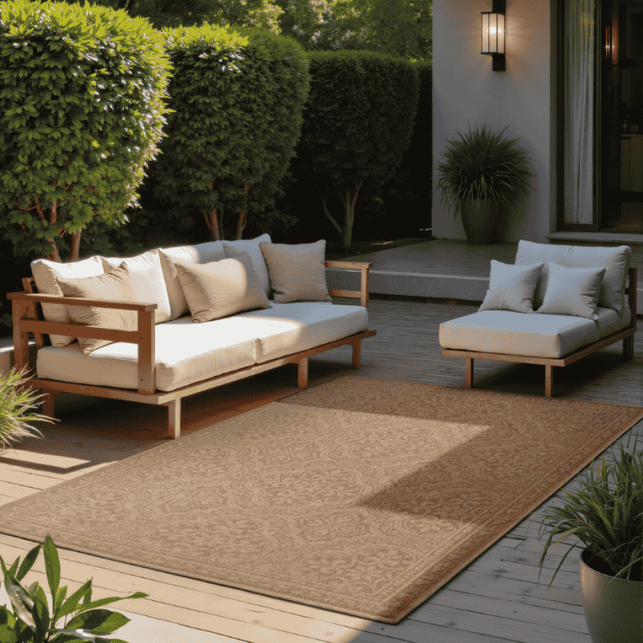 Dubbelzijdig Buitenkleed Rosel - Beige 250x80cm - - Dekbed-Discounter.nl Dubbelzijdig Buitenkleed Rosel - Beige 250x80cm - - Dekbed-Discounter.nl afbeelding