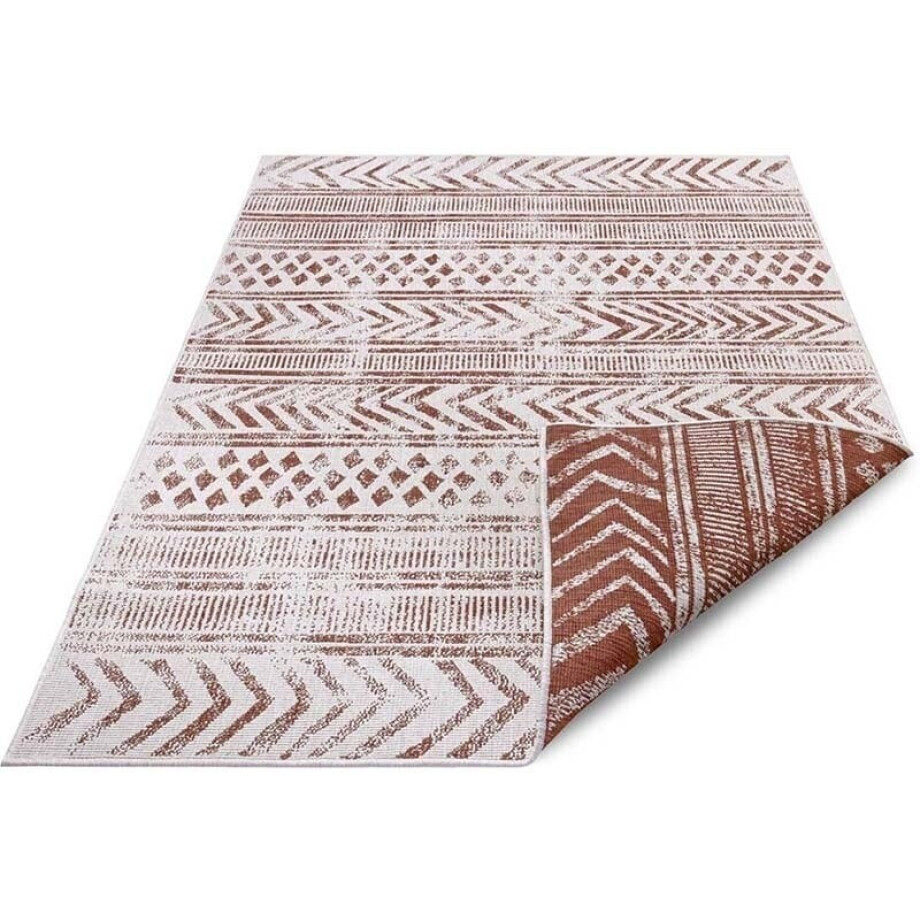 Dubbelzijdig Vloerkleed Biri - Terra Crème 230x160cm - - Dekbed-Discounter.nl afbeelding 