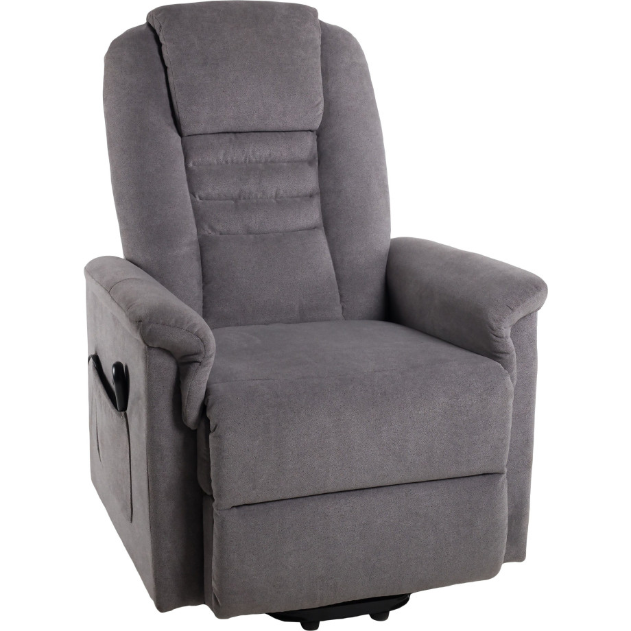 Duo Collection Relaxfauteuil Granada met elektrische opstahulp Relaxfunctie en pocketveren binnenvering met stalen nosagvering afbeelding 1