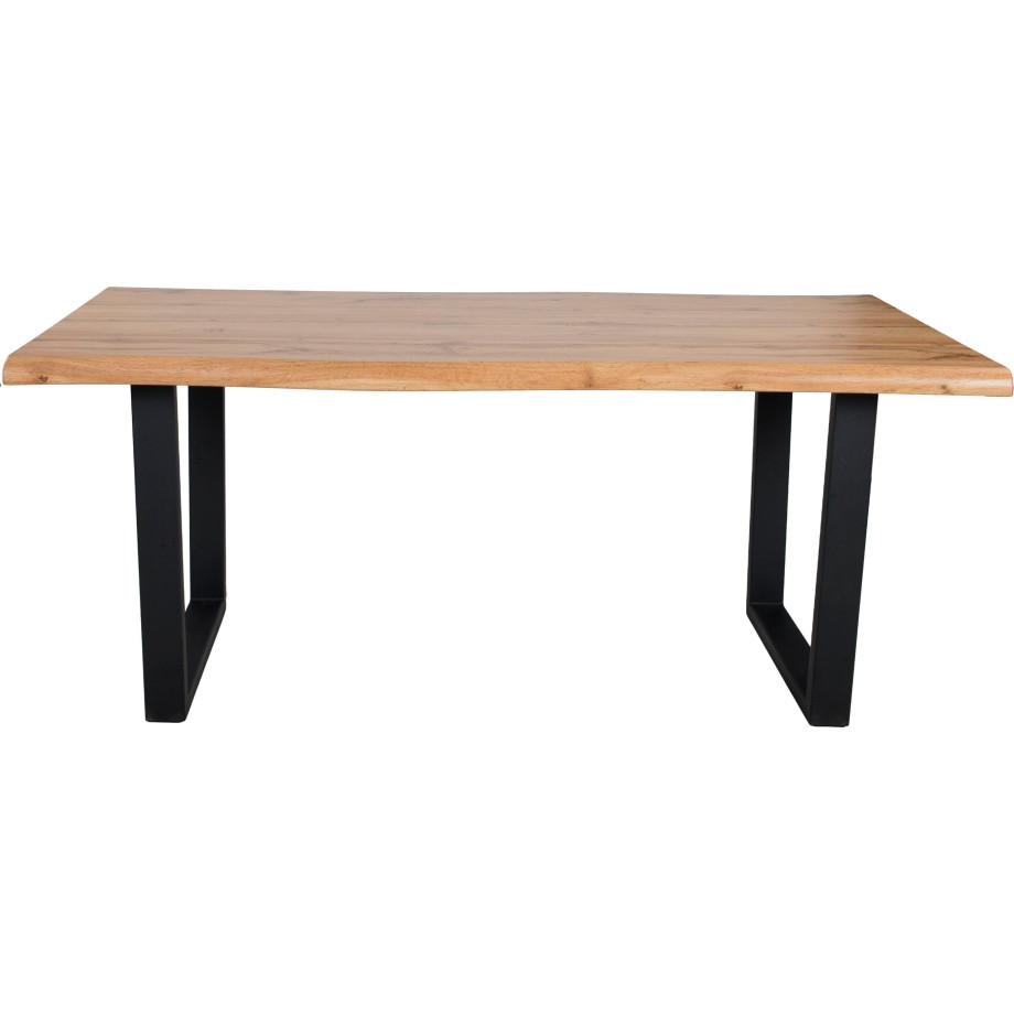 Duo Collection Tafel met hout Tafel Thea Massief beugelonderstel van metaal, draagvermogen tot 100 kg afbeelding 1