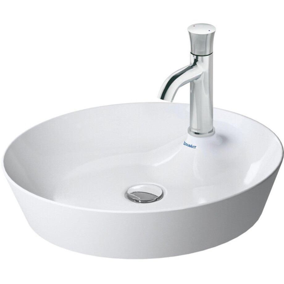 Duravit Cape cod opzetwastafel rond 48 cm. met 1 kraangat wit 2328480000 afbeelding 1