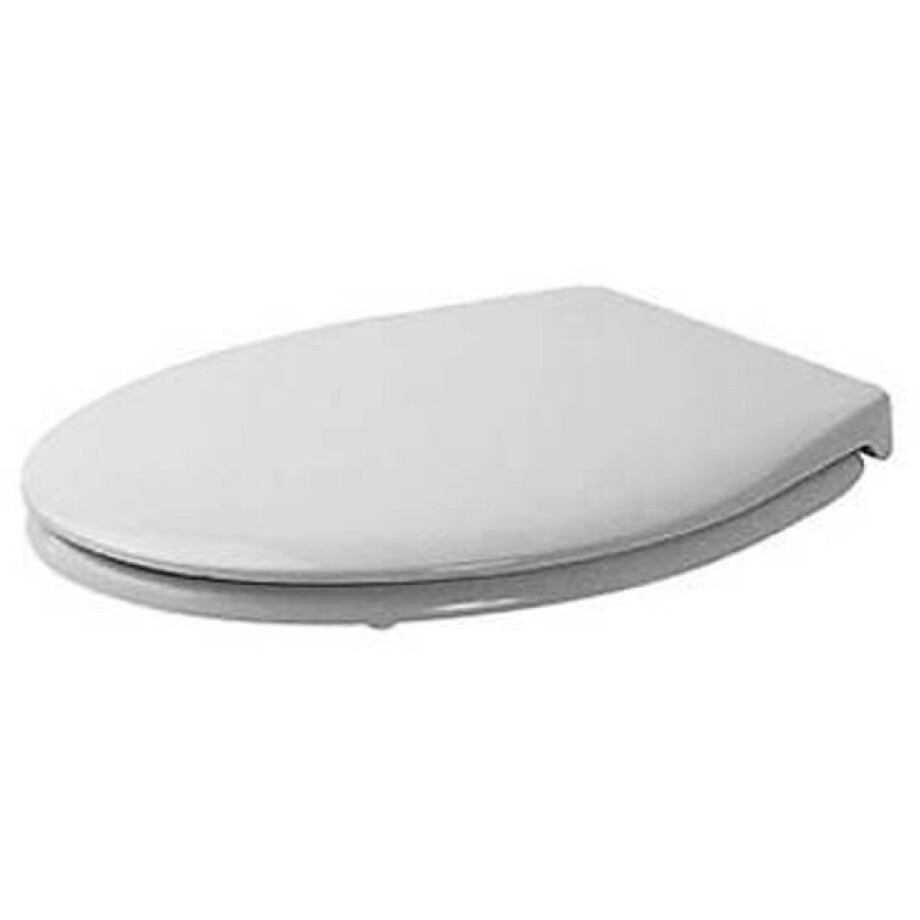 Duravit Duraplus WC-zitting 38.2x32.6x5cm Kunststof wit Glanzend 0065700000 afbeelding 1