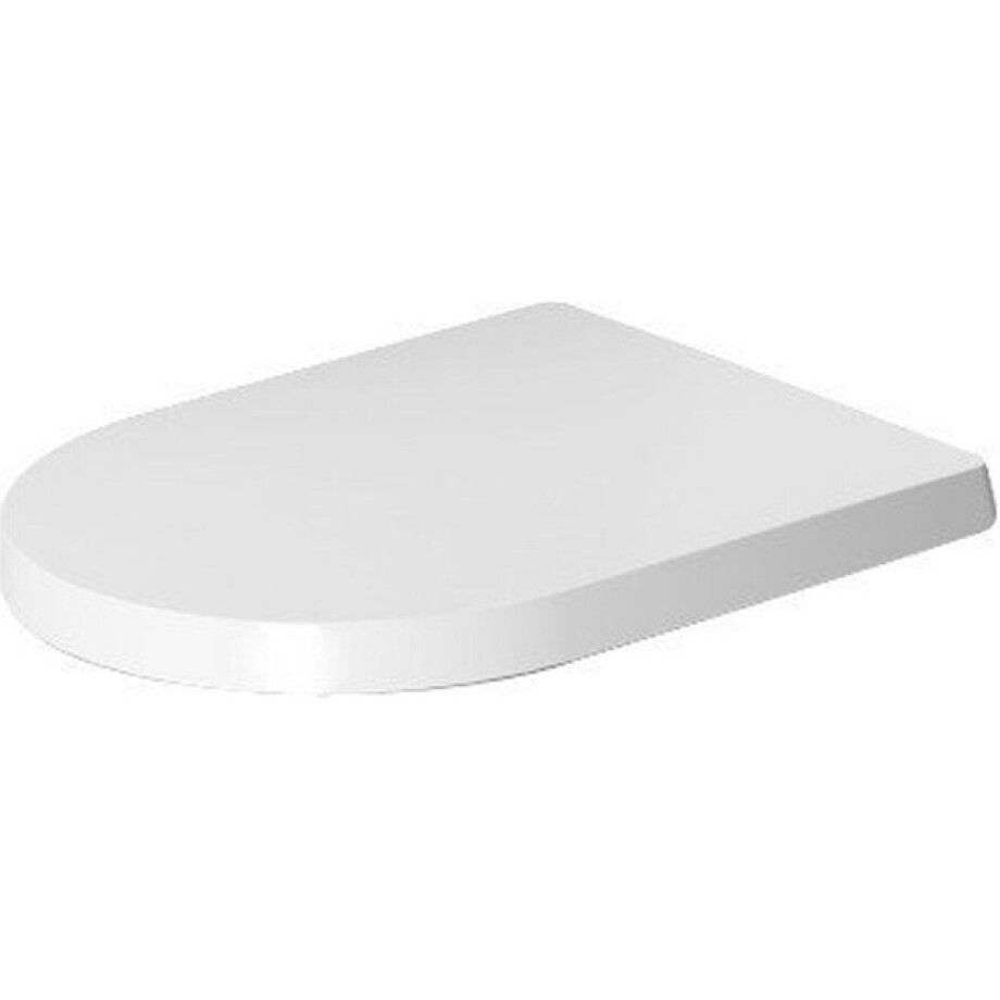 Duravit ME by Starck WC-zitting 43.8x37.4x5.1cm compact Kunststof wit Glanzend 0020110000 afbeelding 1