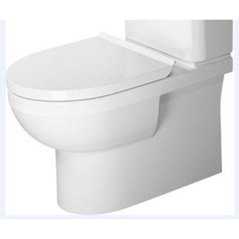 Duravit No.1 Duoblokpot zonder reservoir 400x39x36.5cm Wit 21820900002 afbeelding 1
