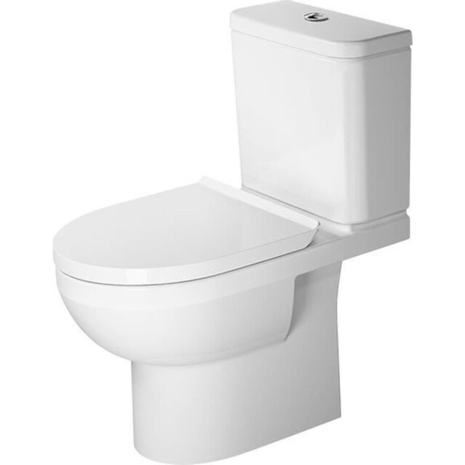 Duravit No.1 toiletset staand inclusief reservoir en toiletzitting 39 x 65,5 x 77,5 cm, wit 41830900a1 afbeelding 1