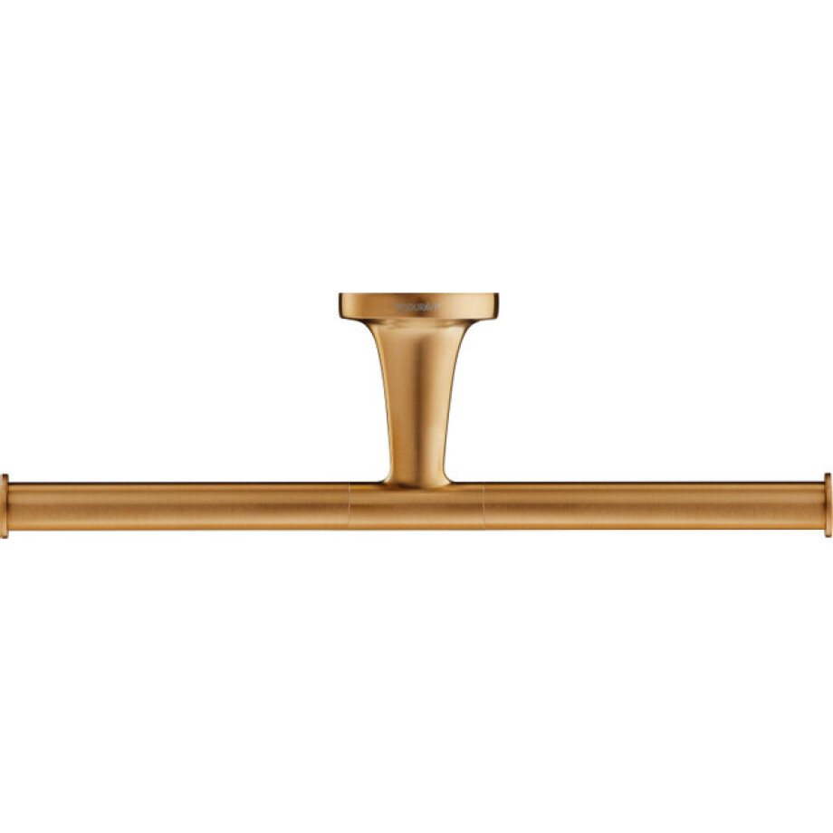 Duravit Starck T Toiletrolhouder - dubbel - zonder klep - brons geborsteld 0099380400 afbeelding 1