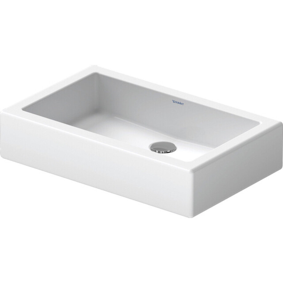 Duravit Vero opzetwastafel 60x38 cm. z/overl. wit 0455600000 Duravit Vero opzetwastafel 60x38 cm. z/overl. wit 0455600000 afbeelding 1
