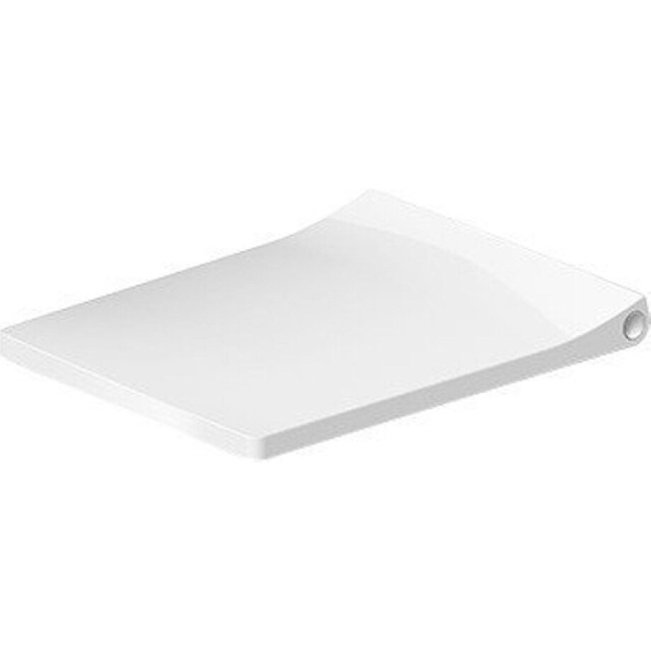 Duravit Viu WC-zitting 46.3x37.1x4.38cm met softclose met quickrelease Kunststof wit Glanzend 0021190000 afbeelding 1