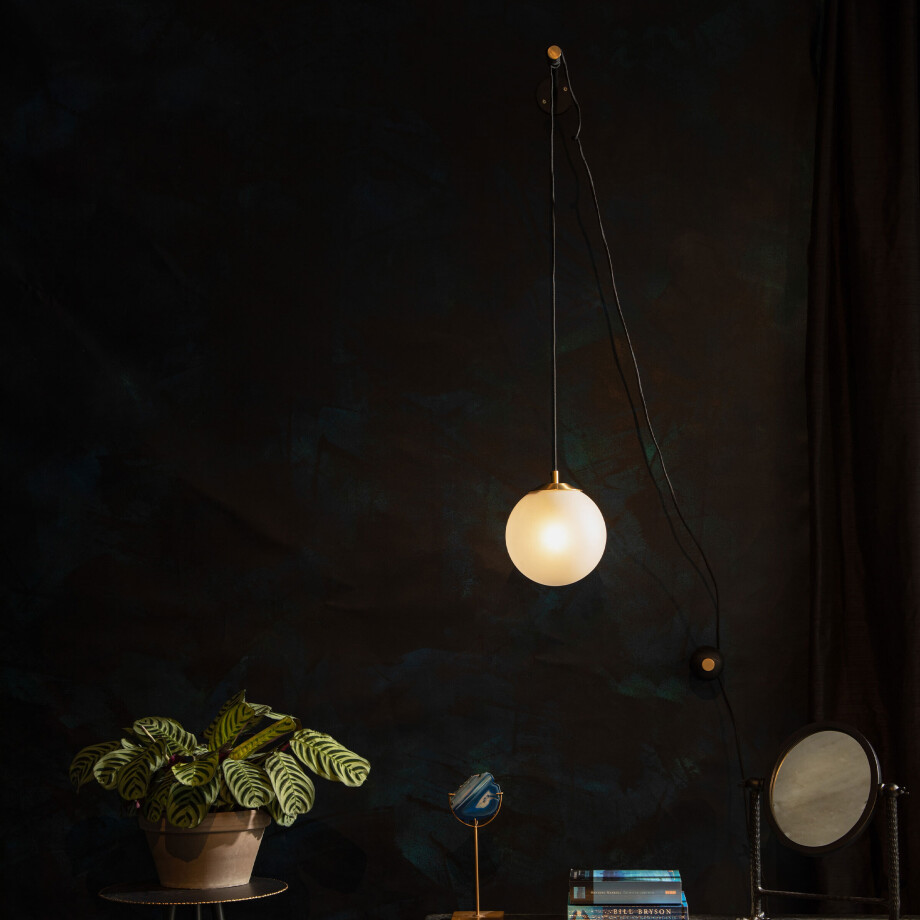 Dutchbone Wandlamp 'Bulan' 76cm afbeelding 1
