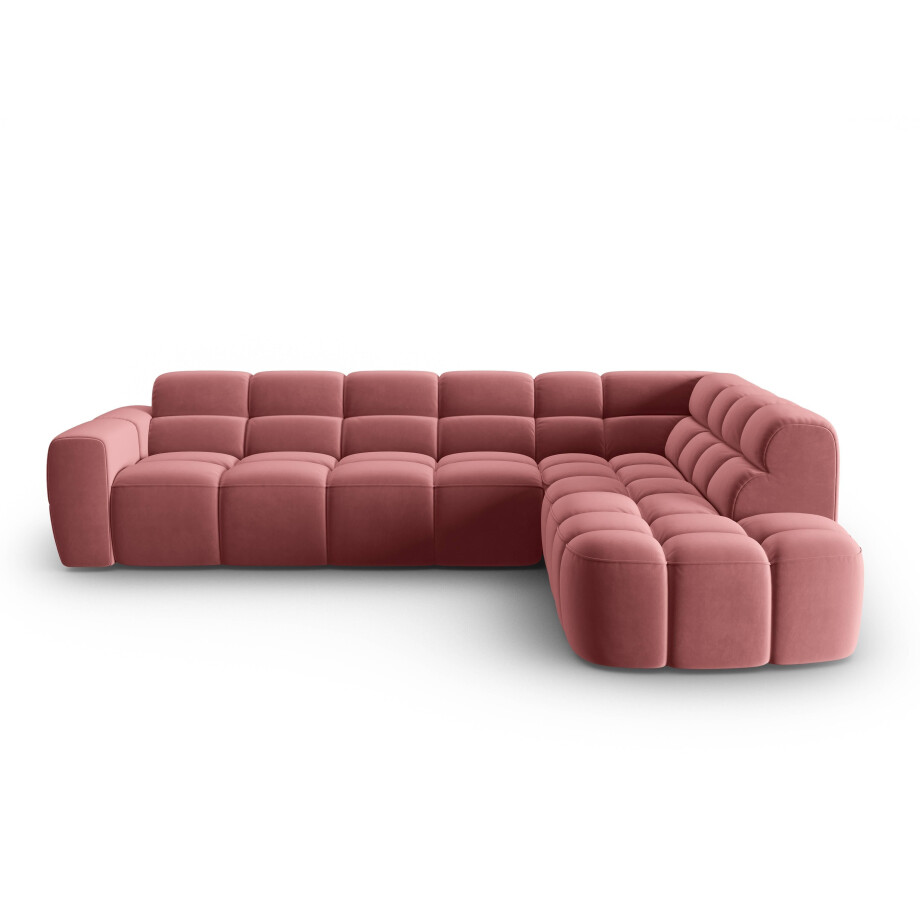 5-zits hoekbank Lisa rechts velvet | Micadoni afbeelding 1