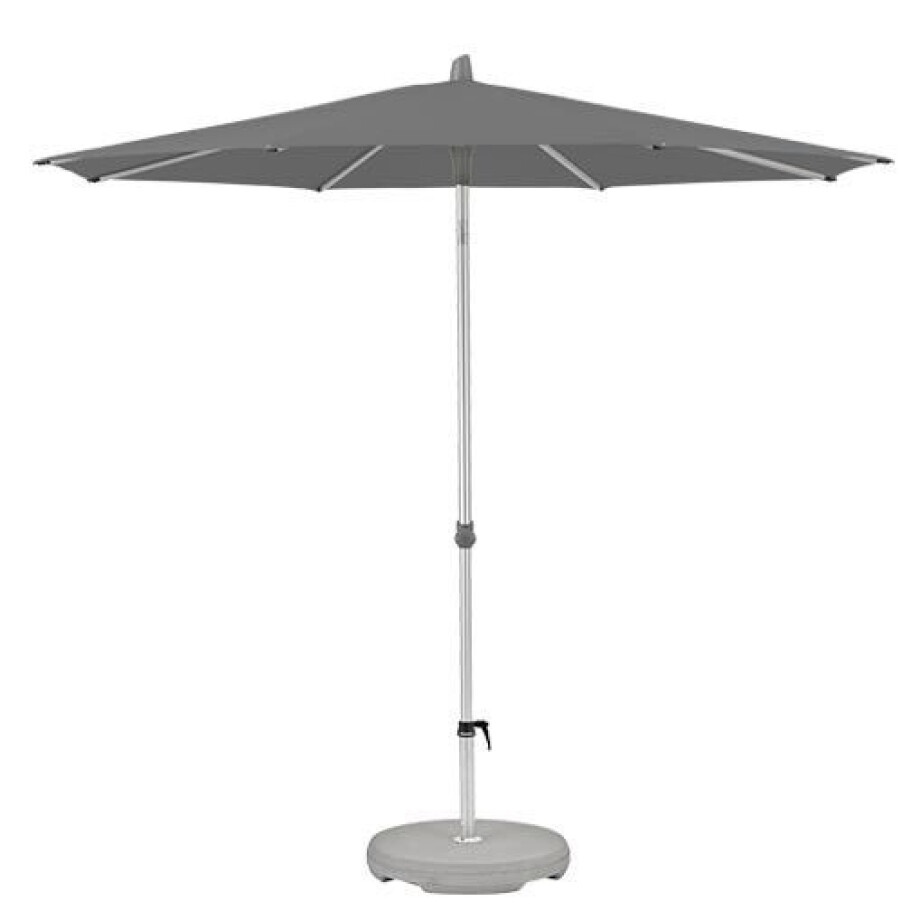 Glatz Parasol Alu-Smart Easy Stone Grey Ø 300 cm Glatz Parasol Alu-Smart Easy Stone Grey Ø 300 cm afbeelding