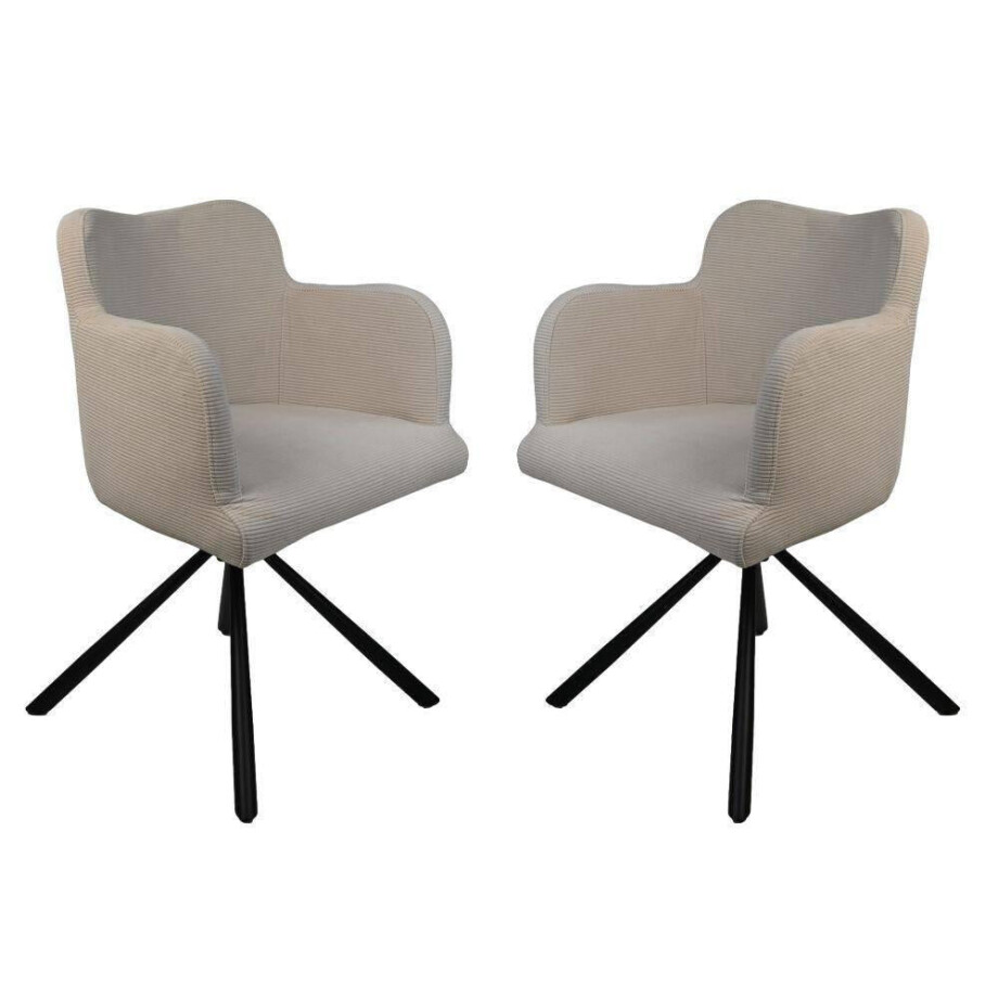 Set van 2 eetkamerstoelen Bella | HSM Collection afbeelding 1