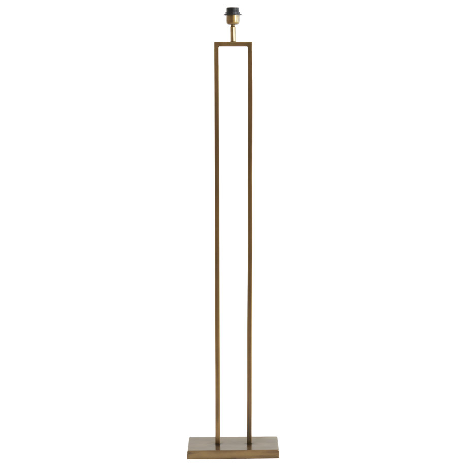 Light & Living Vloerlamp 'Shiva' 141cm, kleur Antiek Brons (excl. kap) afbeelding 1