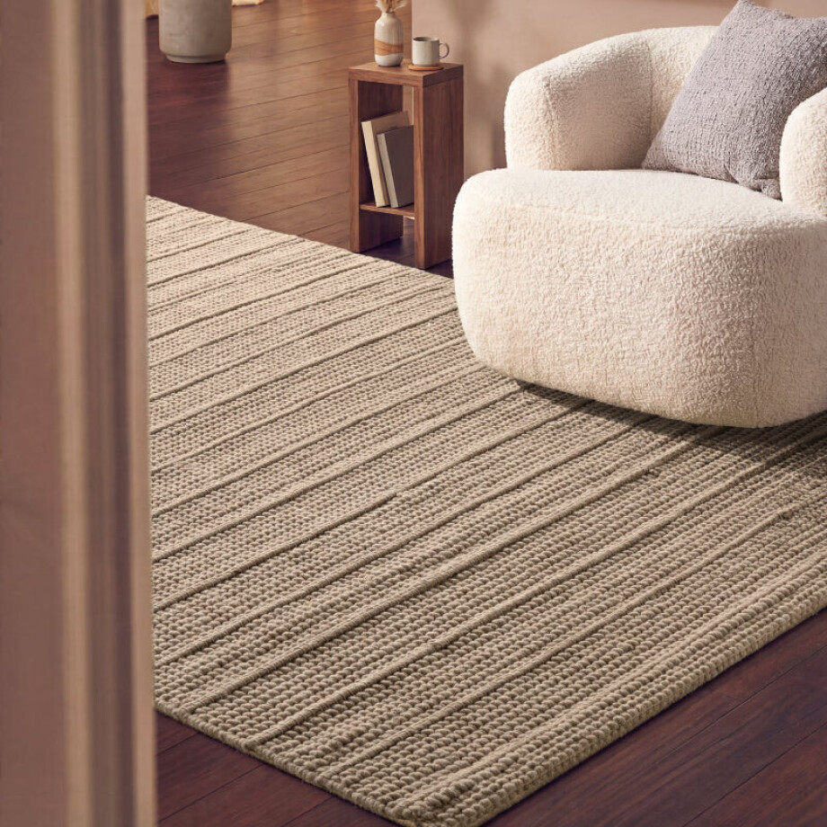 Vloerkleed Parker Rechthoekig - Beige 300x200cm - Wol - Dekbed-Discounter.nl Vloerkleed Parker Rechthoekig - Beige 300x200cm - Wol - Dekbed-Discounter.nl afbeelding
