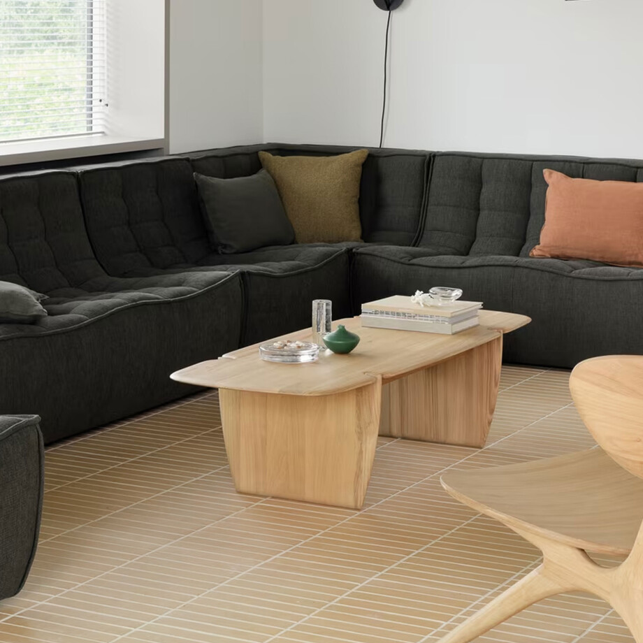 Ethnicraft Salontafel 'PI' Eikenhout, 155 x 58cm, kleur Naturel afbeelding 1