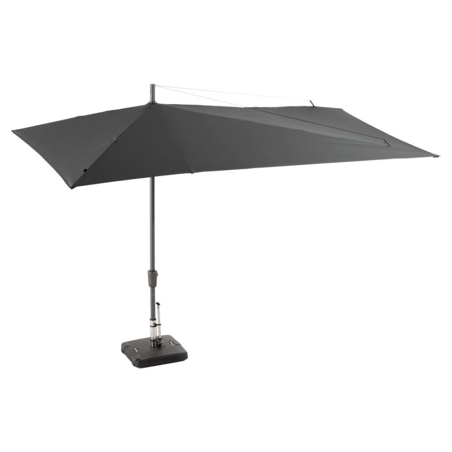 Madison Parasol Asymetriq Sideway Grey 360 x 220 cm Madison Parasol Asymetriq Sideway Grey 360 x 220 cm afbeelding 1