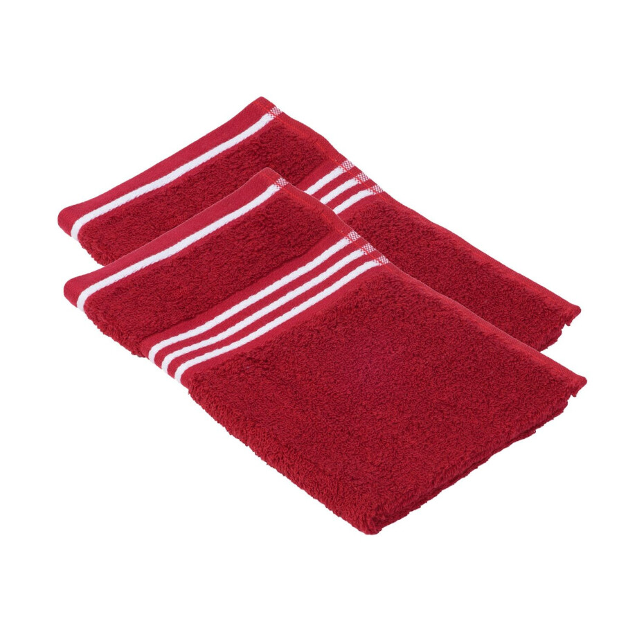 Gözze 2 gastendoeken Rio 30 x 50 cm (Rood) afbeelding 1