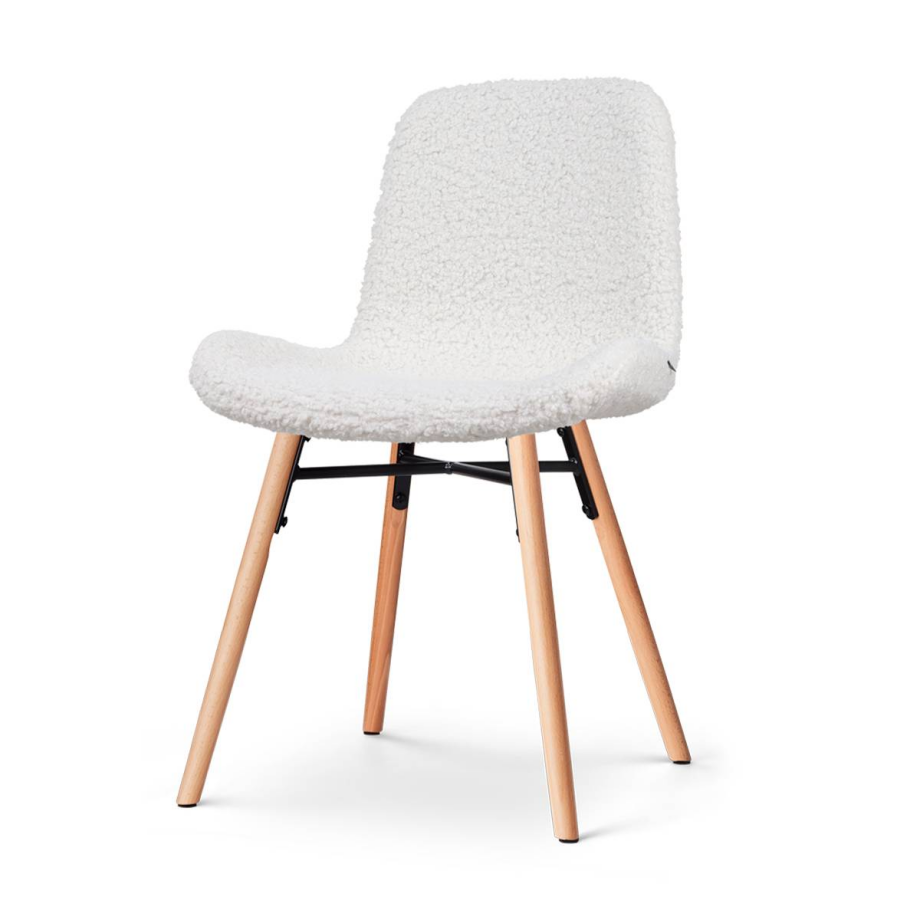 Eetkamerstoel Nena-Fé bouclé | Nolon Eetkamerstoel Nena-Fé bouclé | Nolon afbeelding 1