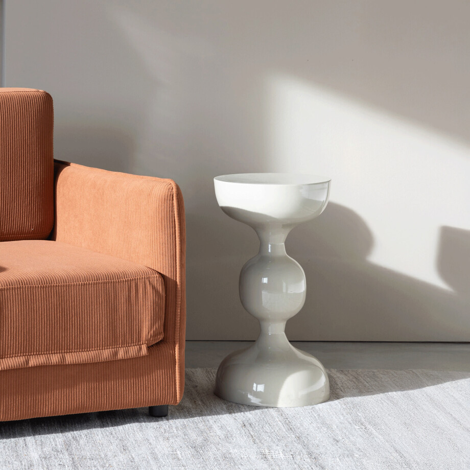 ZILT Bijzettafel 'Renate' 31cm, kleur Ivory afbeelding 1