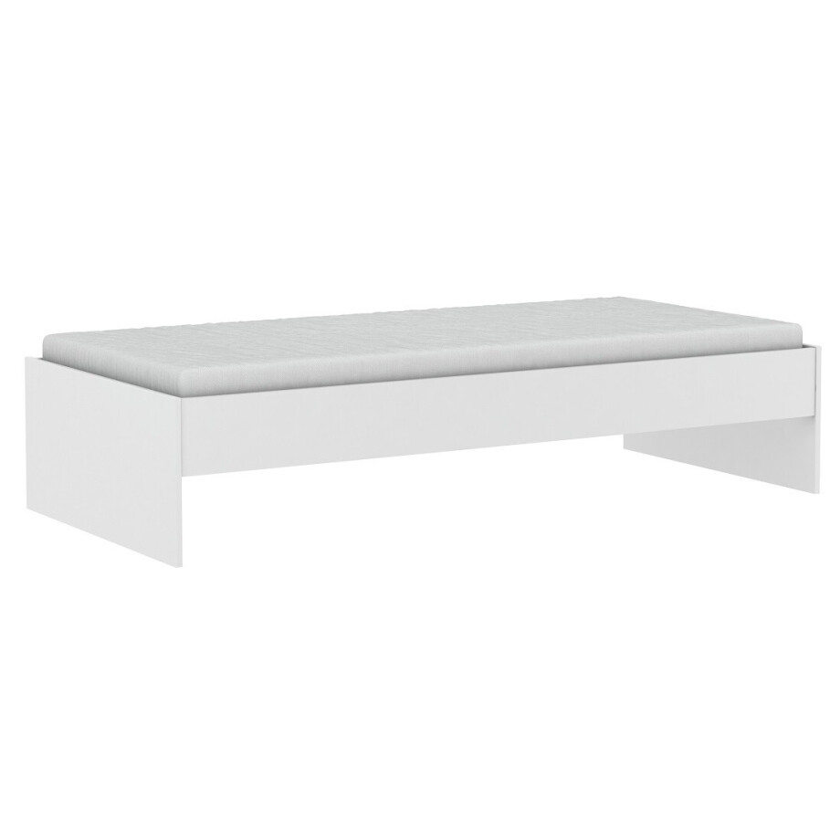 Eenpersoonsbed Tidy 90x200 cm wit Eenpersoonsbed Tidy 90x200 cm wit afbeelding 1