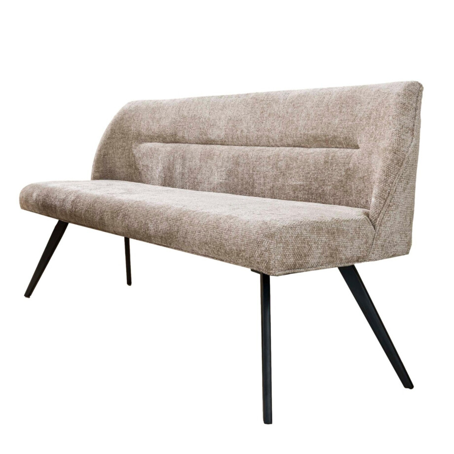 Eetkamerbank Pull 188 cm breed Hoven zand afbeelding 1