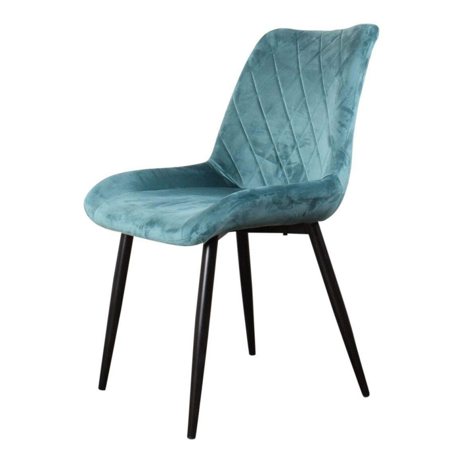 Eetkamerstoel Benito velvet | DS4U afbeelding 1